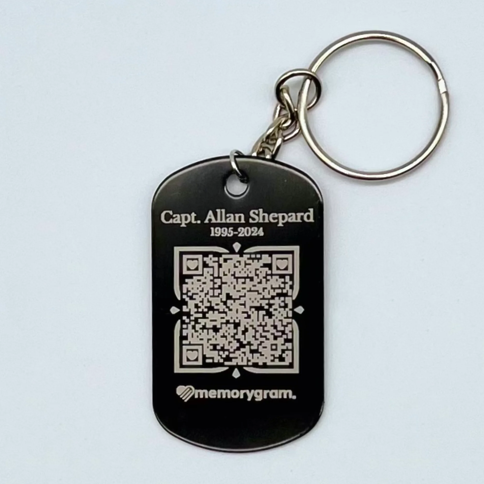 Matching QR Dog Tag Necklace: Includes Virtual Memorial & Voice Feature - Image 5