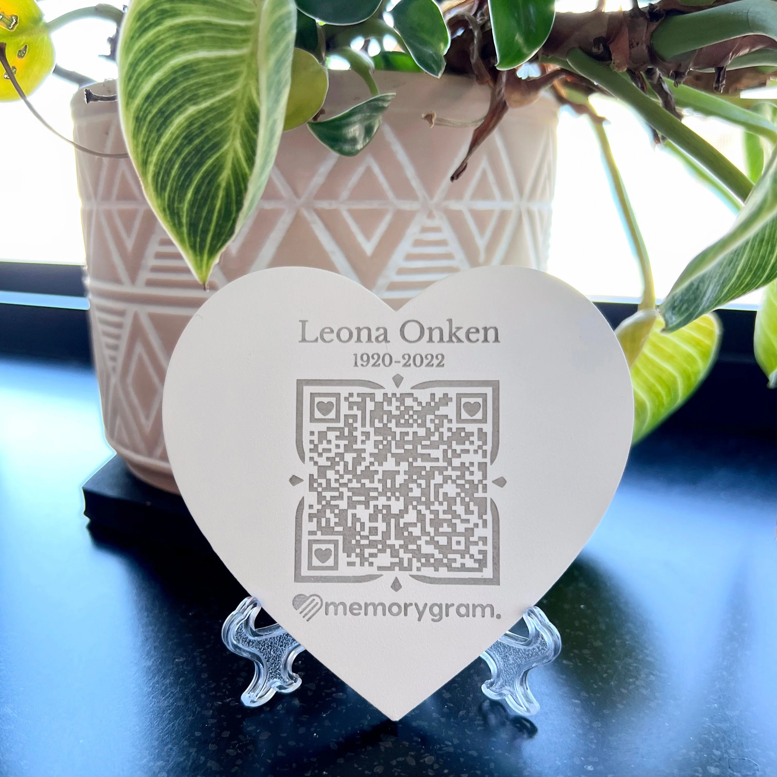 Memorygram QR Medallion: Includes Virtual Memorial & Voice Feature - Image 6