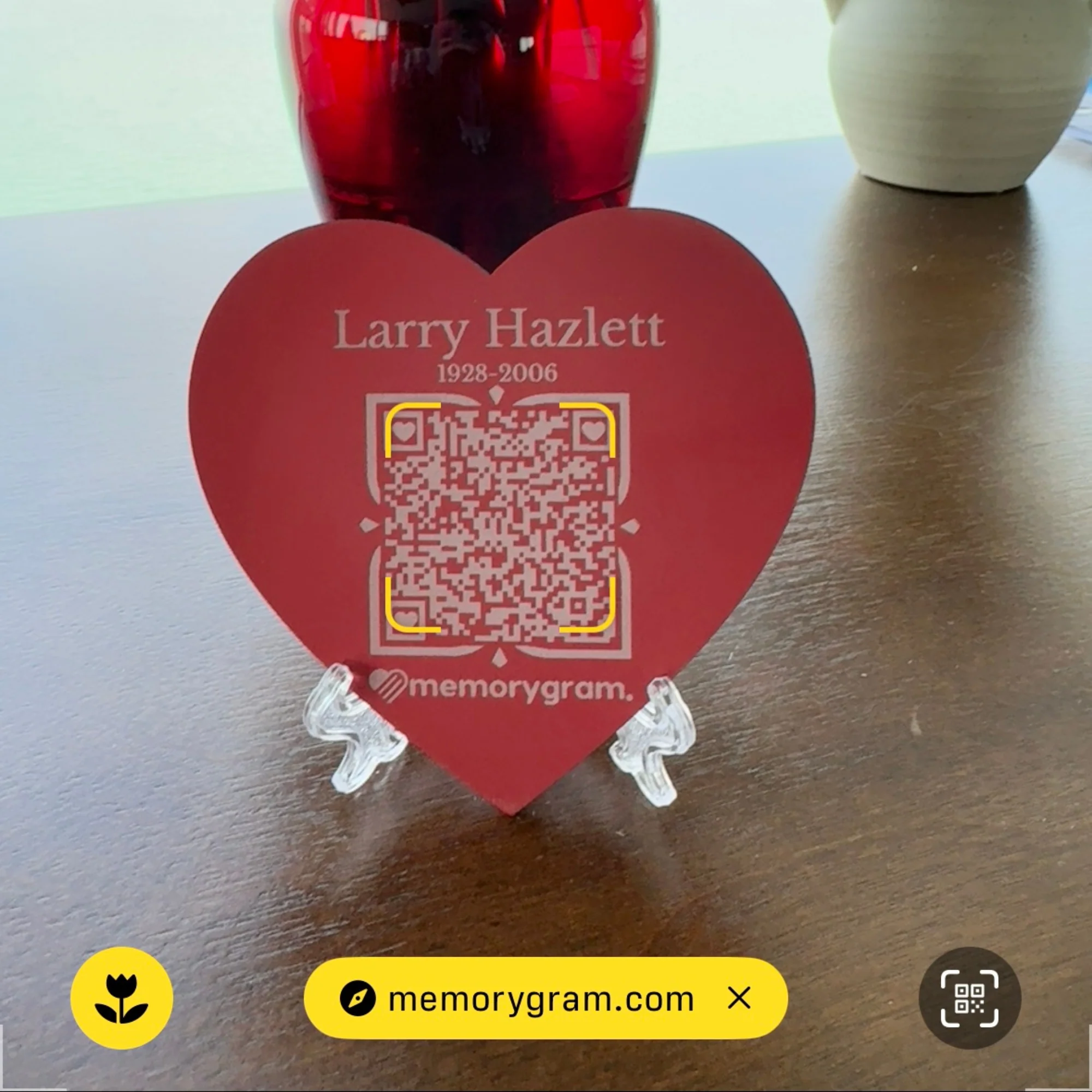 Memorygram QR Medallion: Includes Virtual Memorial & Voice Feature - Image 8