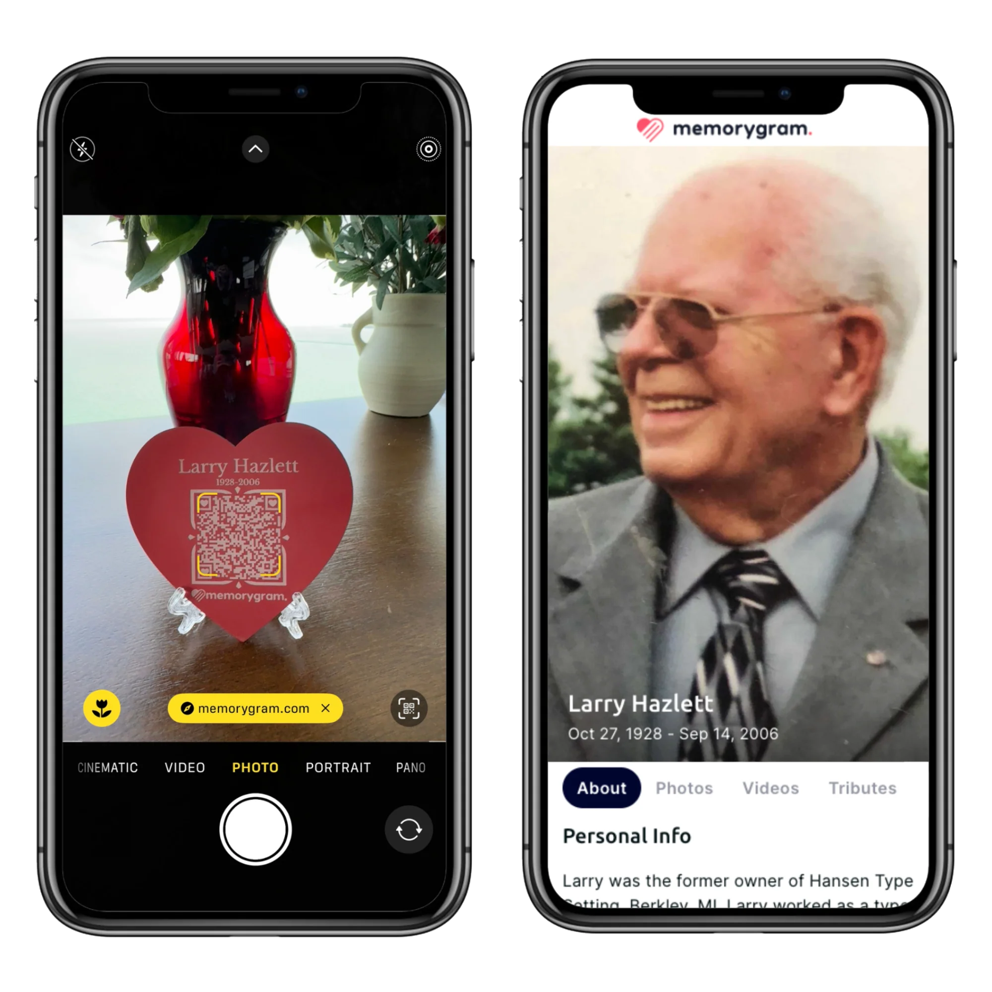 Memorygram QR Medallion: Includes Virtual Memorial & Voice Feature - Image 9
