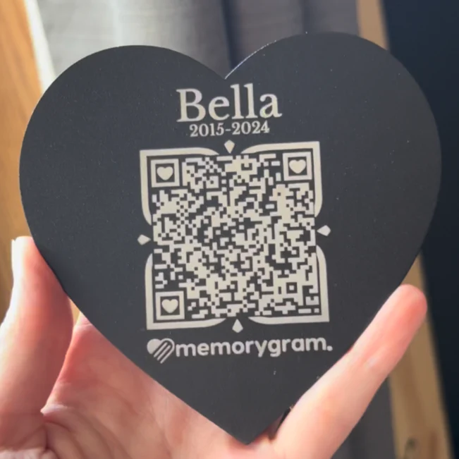 Memorygram QR Pet Medallion: Includes Virtual Memorial - Image 6